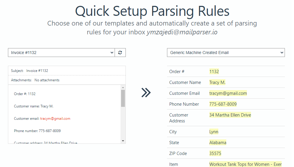 Automate Billing Processes with Mailparser Automatic Setup