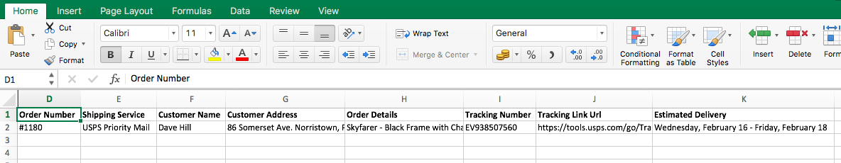Automate Shipping Confirmation Emails Mailparser Excel File