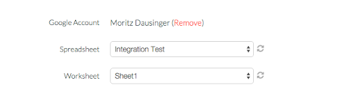 organize data with Google Sheets