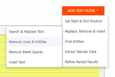 Mailparser Text Filter - Remove Lines & Entities