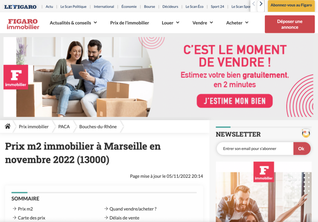 Figaro Immobilier Lead Management