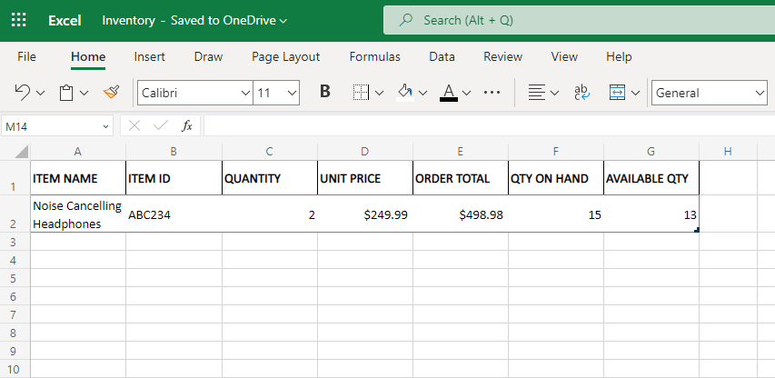 How to Manage Inventory with Mailparser - Active Excel Integration