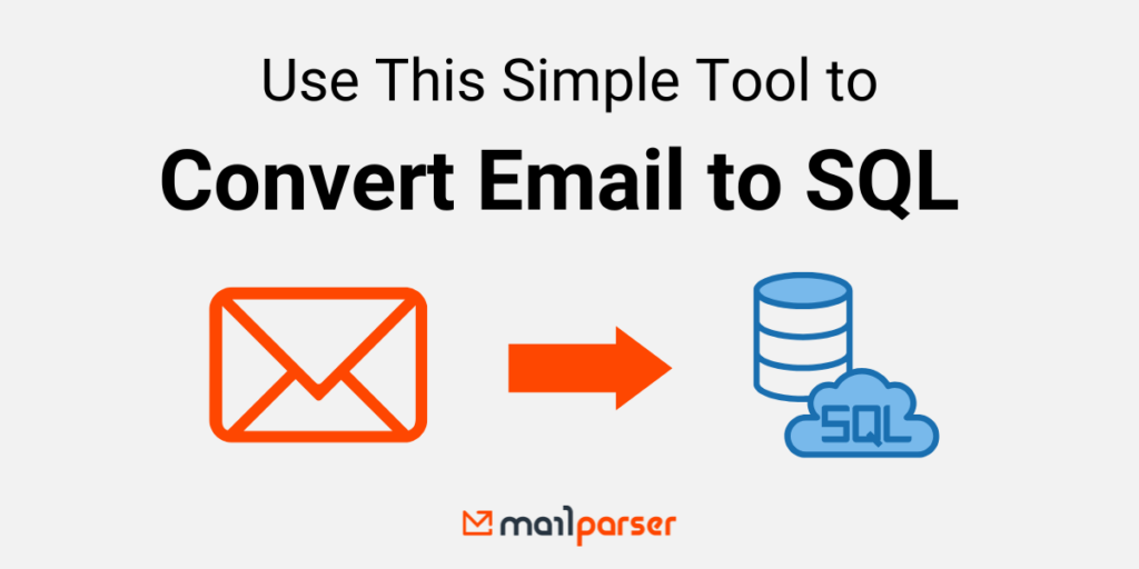 Email to SQL Converter