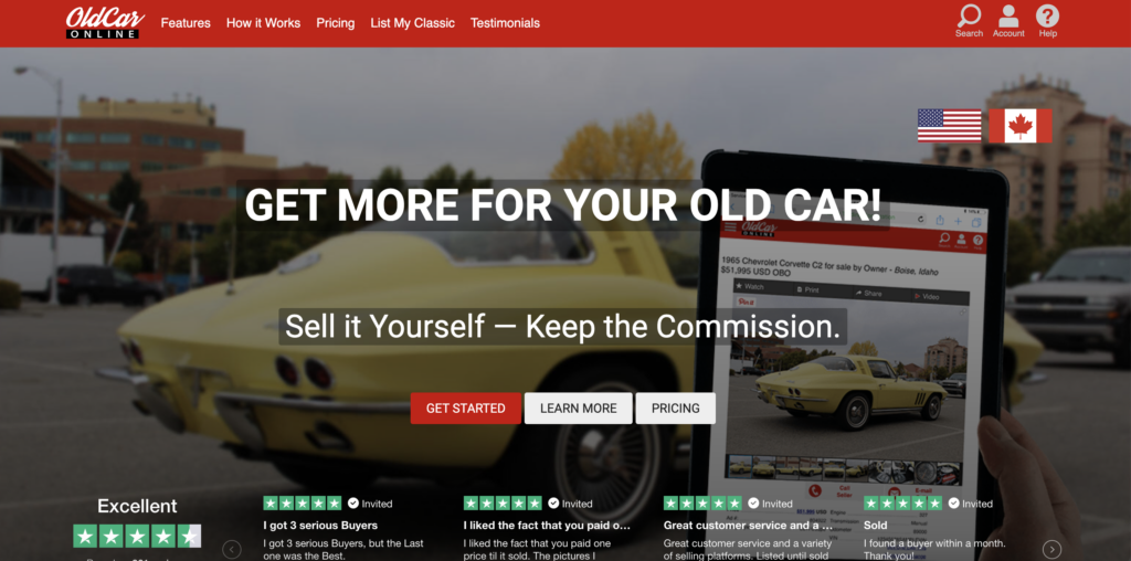 manage OldCarOnline leads