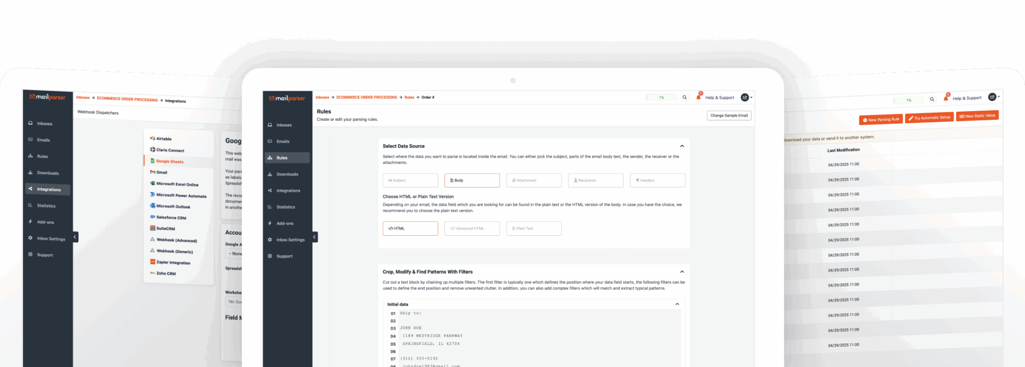 Mailparser | Email Parsing Software - Automation Tool