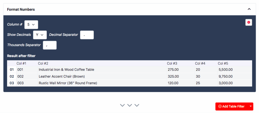 Invoice Parser - Formatting Numbers