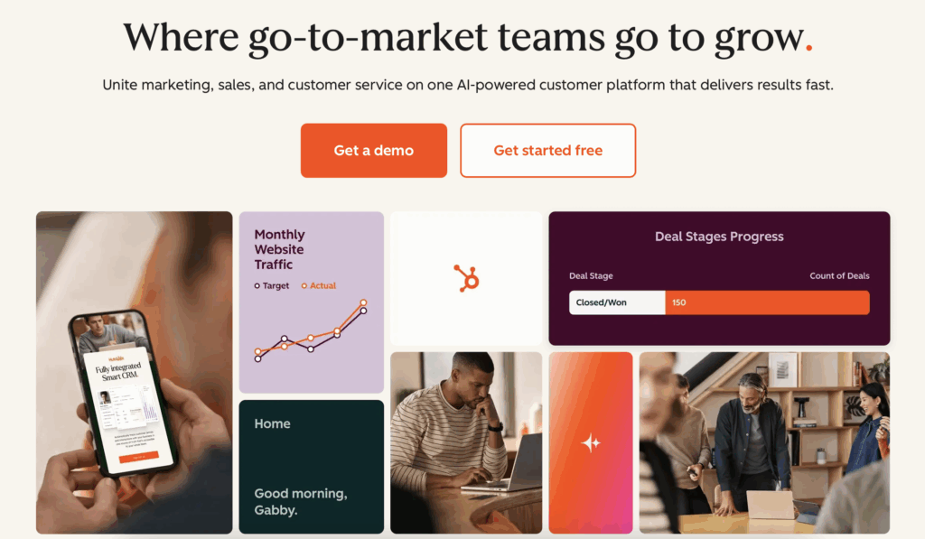 HubSpot Homepage