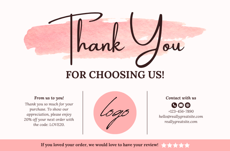 Thank You Email Example